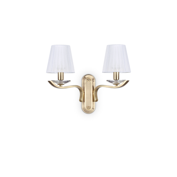 Kinkiet Ideal Lux Pegaso AP2 Ottone Satinato