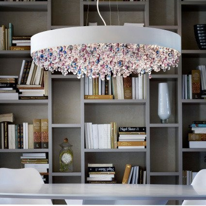 Lampa Wisząca MASIERO Ola S6 90 srebrna