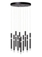 Lampa Wisząca Berella Light Luno 10 BL1416 Czarna
