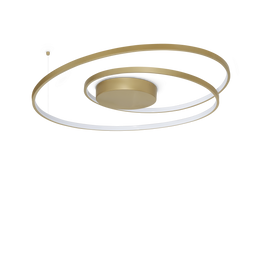 Plafon Ideal Lux Oz Pl D080 On-off Ottone 3000k 365060