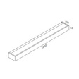 Kinkiet LED Pujol Apolo A-811/120/HL IP44