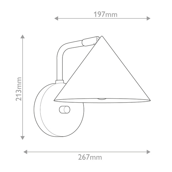 Kinkiet Elstead Lighting ALM-REMYCK-1WB-BK