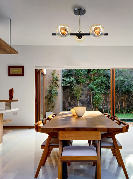 Żyrandol Elem Otis 3010/3 BL TR