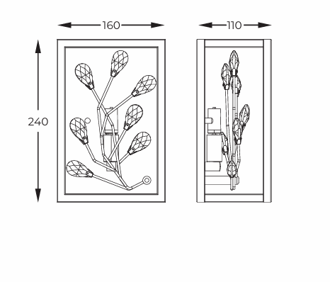 Spring Zuma Line Kinkiet W0578-01A-B5TF