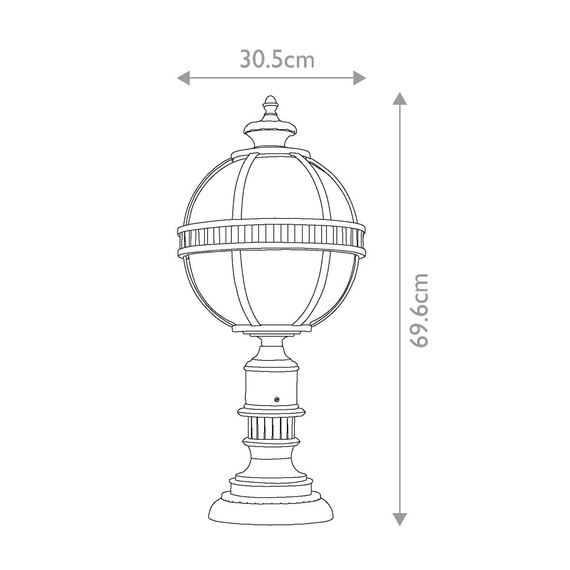 Lampa Stojąca KL-HALLERON-3M-BU Elstead Halleron