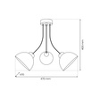 Lampa Sufitowa Milagro Queen MLP2056