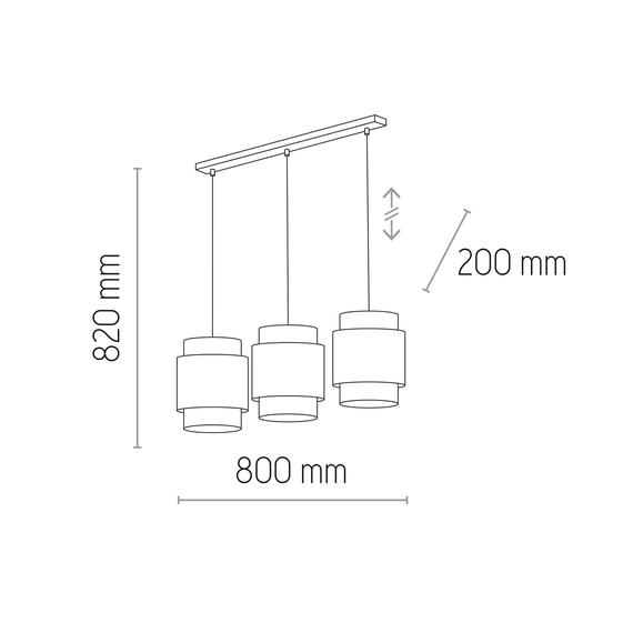 TK Lighting Lampa Wisząca Boho 6531