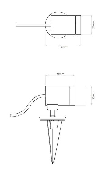 Lampa zewnętrzna Astro Bayville 1401010