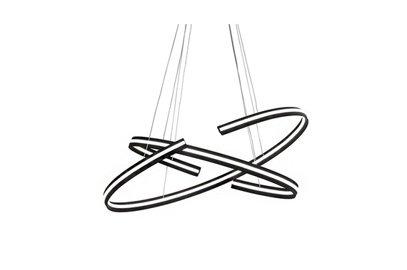 Lampa wisząca LED Azzardo Alessia AZ3355 czarna 80 cm Ściemnialna