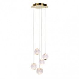 Lampa wisząca Italux Rosario PND-12220121-5A-GD