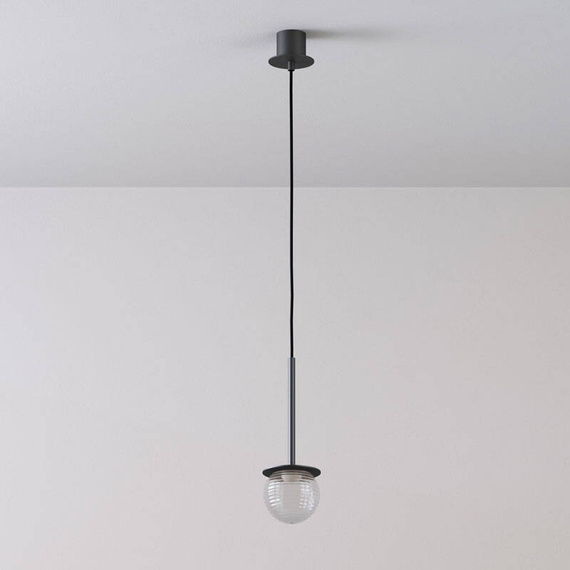 Lampa wisząca LA362/A1/G/196 Cleoni Clar 20 Czarna