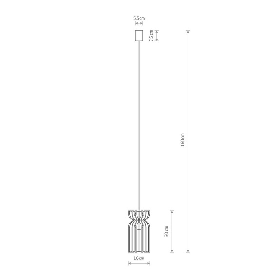 Nowodvorski 10574 Kymi Lampa wisząca
