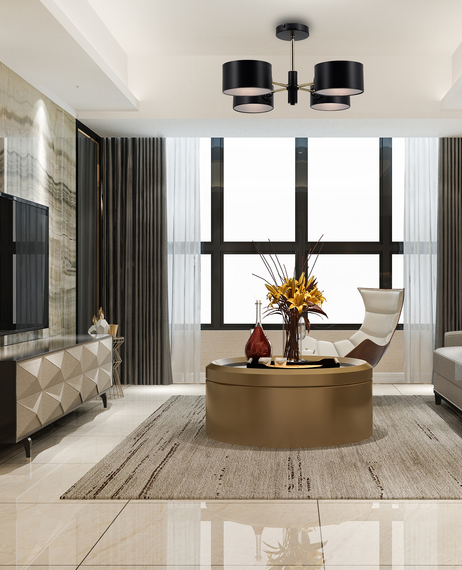 Lampa Wisząca Elem Vito 1097/4B BL TR