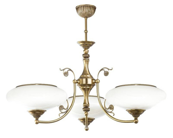 Lampa wisząca Kutek Casamia CAS-ZW-3(P) Patyna