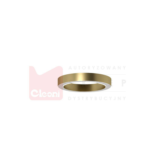 Cleoni Alfredo Plafon 1408/ER/LA/W/SP 962 LED Złoty 50 cm