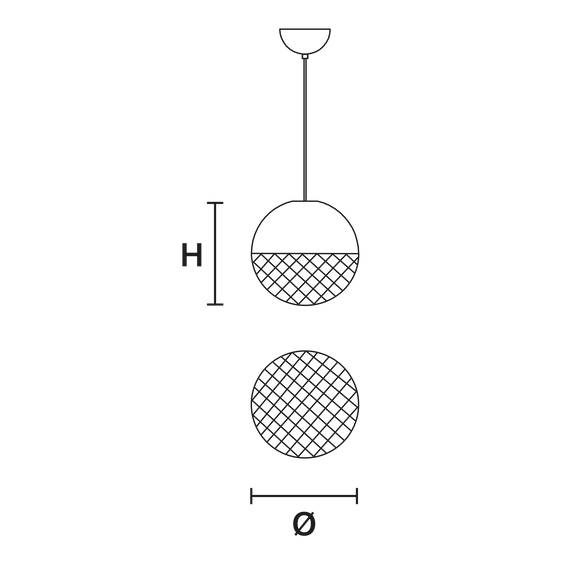 Masiero Iglù S1 25 Lampa Wisząca