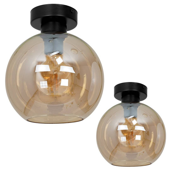 Lampa Sufitowa Milagro Sofia MLP6575 Amber