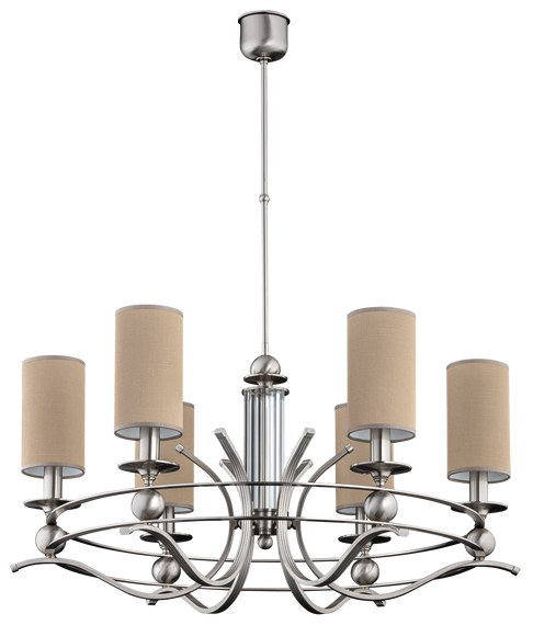 Lampa wisząca Kutek Ruta RUT-ZW-6(N/A) Nikiel