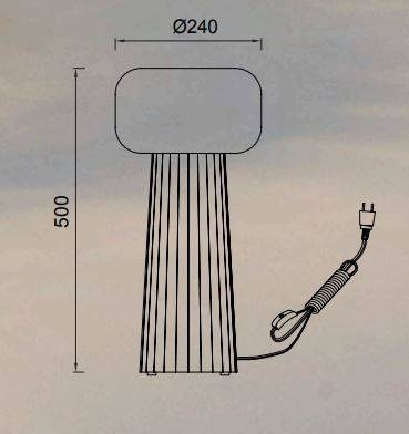 Mantra Faro 7249 Lampka stołowa