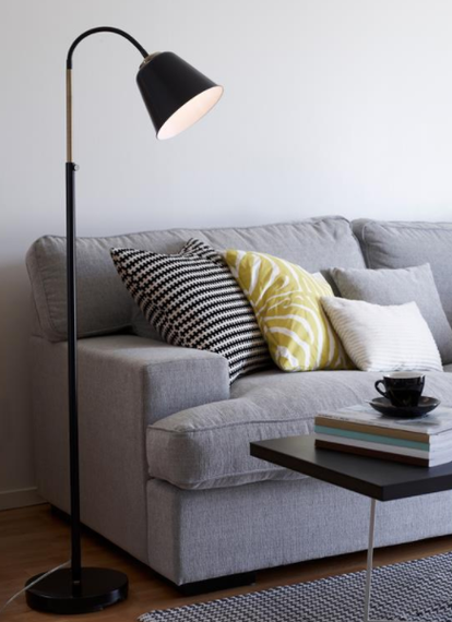 Lampa Podłogowa 105337 Markslojd KOLDING Czarna