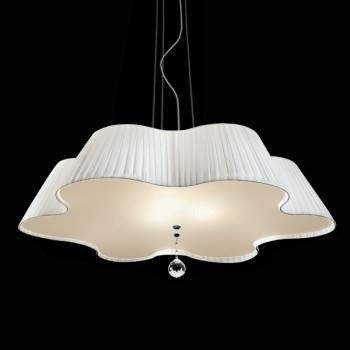 Lampa wisząca Vintage DAISY 90 biała