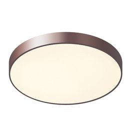 Italux Orbital 60cm Nowoczesna Lampa sufitowa brązowa LED