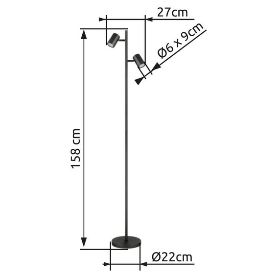 Globo Lighting Lampa stojąca James 57918S