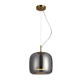 Italux Lampa wisząca Caste PND-17760A-BRSS-SG