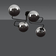 Lampa sufitowa BRENDI 4 BL GRAFIT czarny (832/4) - Emibig