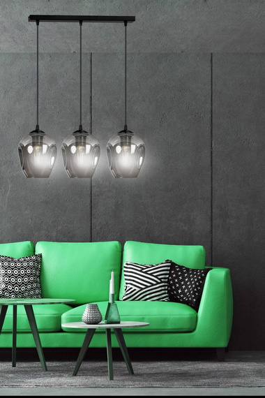 Wisząca lampa ISTAR 3 BL GRAFIT czarny (680/3) - Emibig