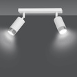 Sufitowy plafon HIRO 2 WH/CHROME biały-Chrom (962/2) - Emibig