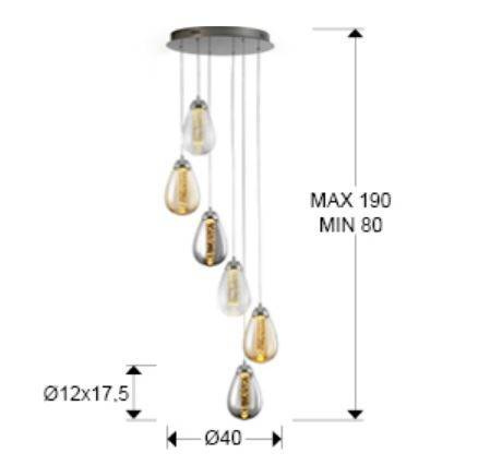 Lampa wisząca Schuller Taccia 394834