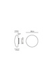 Kinkiet Fabbian LUMI White F07 G55 01 LED