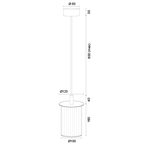 Lampa Wisząca Argon Norfolk 8751
