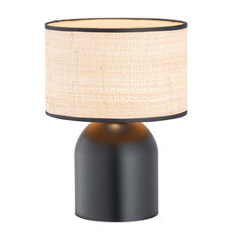 Lampa Stołowa Emibig Aspen Ln1 Black/Rattan (1324/LN1)
