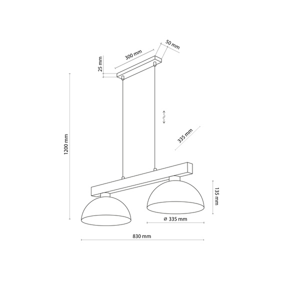 Lampa Wisząca TK Lighting Oslo 4711