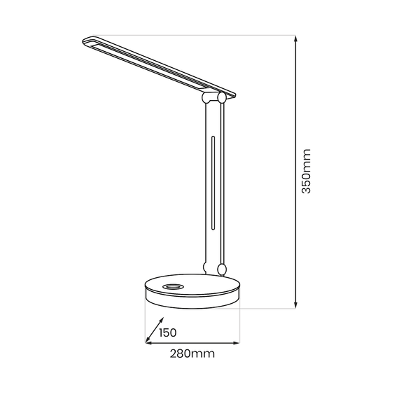 Lampa Stołowa Milagro Lampki Biurkowe ML1628