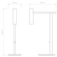 Lampa Biurkowa Astro Leda 1457002