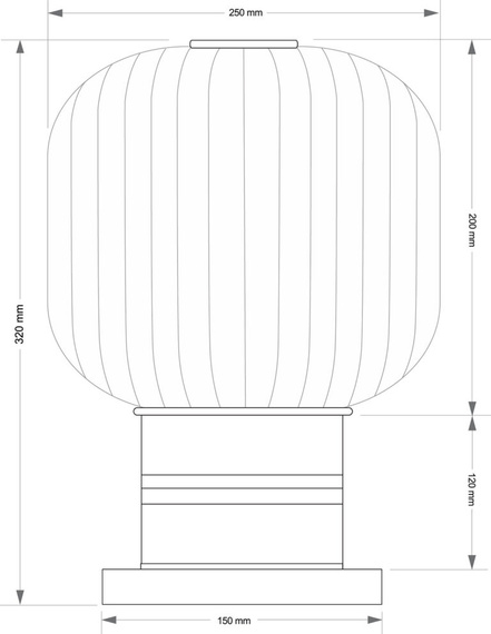 Kutek Alba ALB-LN-2(ZM) Lampka nocna