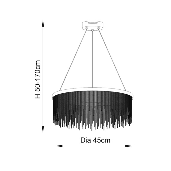 Lampa Wisząca Endon Zelma 92176