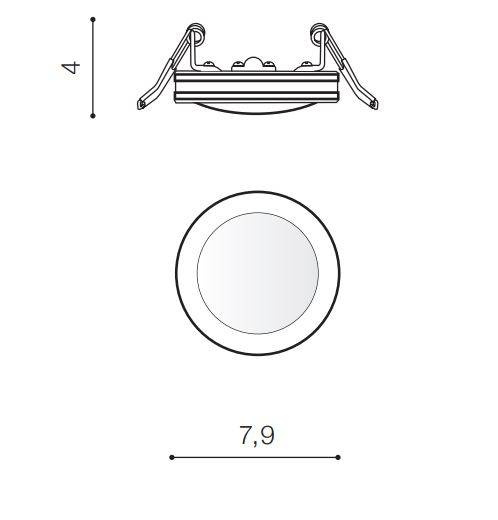 Azzardo Galata AZ4380 Oprawa wpuszczana