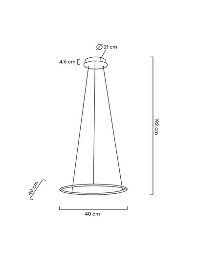Lampa Wisząca Moosee Ring MSE1501100155
