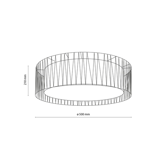 Lampa Sufitowa TK Lighting Harmony 5940