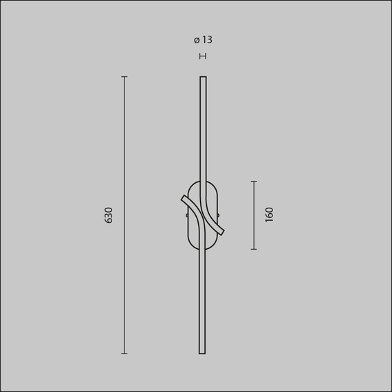 Lampa Ścienna Maytoni Renaissance MOD256WL-L5BS3K2