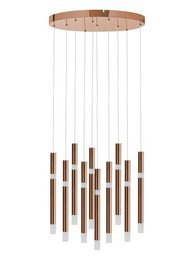 Lampa Wisząca Berella Light Luno 10 BL1508 Miedziana