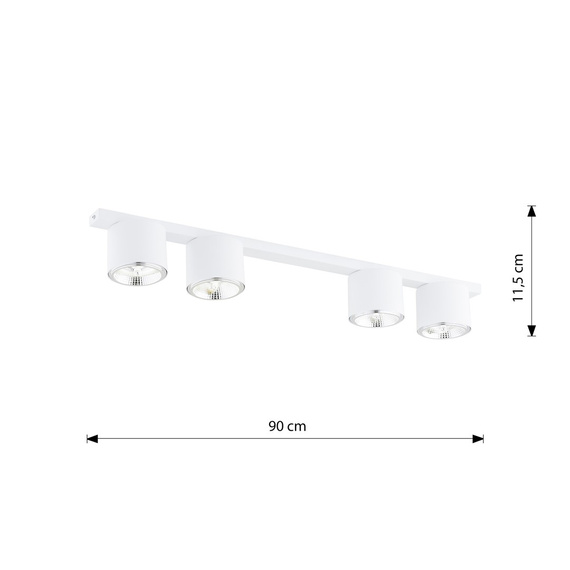 Emibig Nano 4 White (1311/4) Plafon