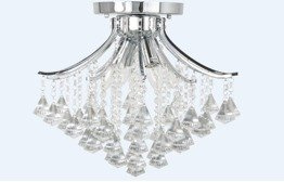 Plafoniera kryształowa Elem Wenecja 5192/4 8C chrom