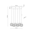 Żyrandol TK Lighting Ballo 11052