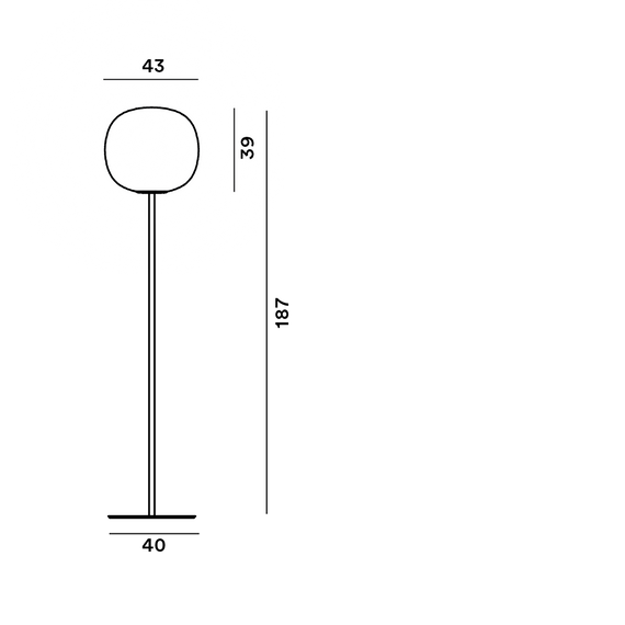 Foscarini Lampa podłogowa Gem FN274013EN_10