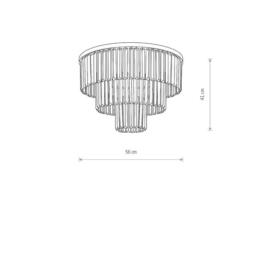 Lampa sufitowa 7628 Nowodvorski Cristal M 
